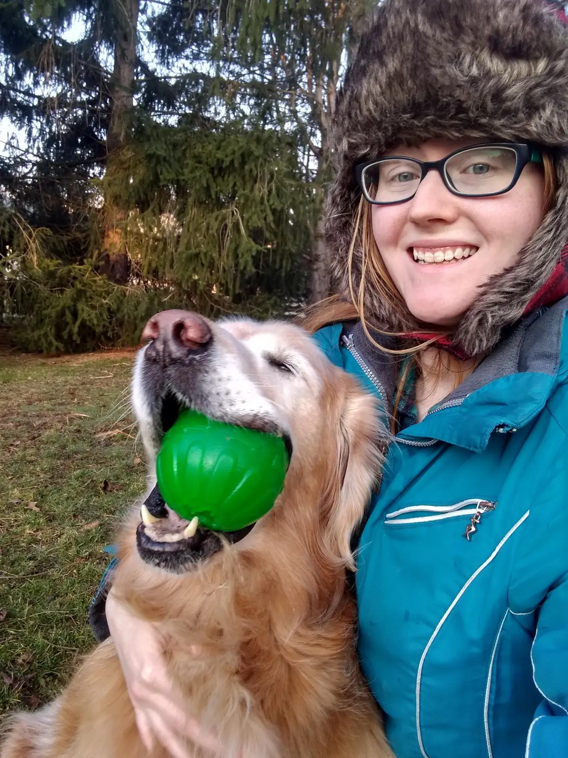 A pet in Rose's care