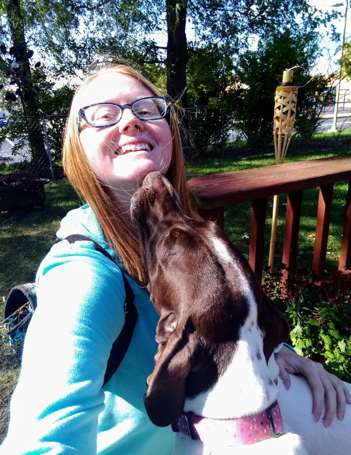 A pet in Rose's care