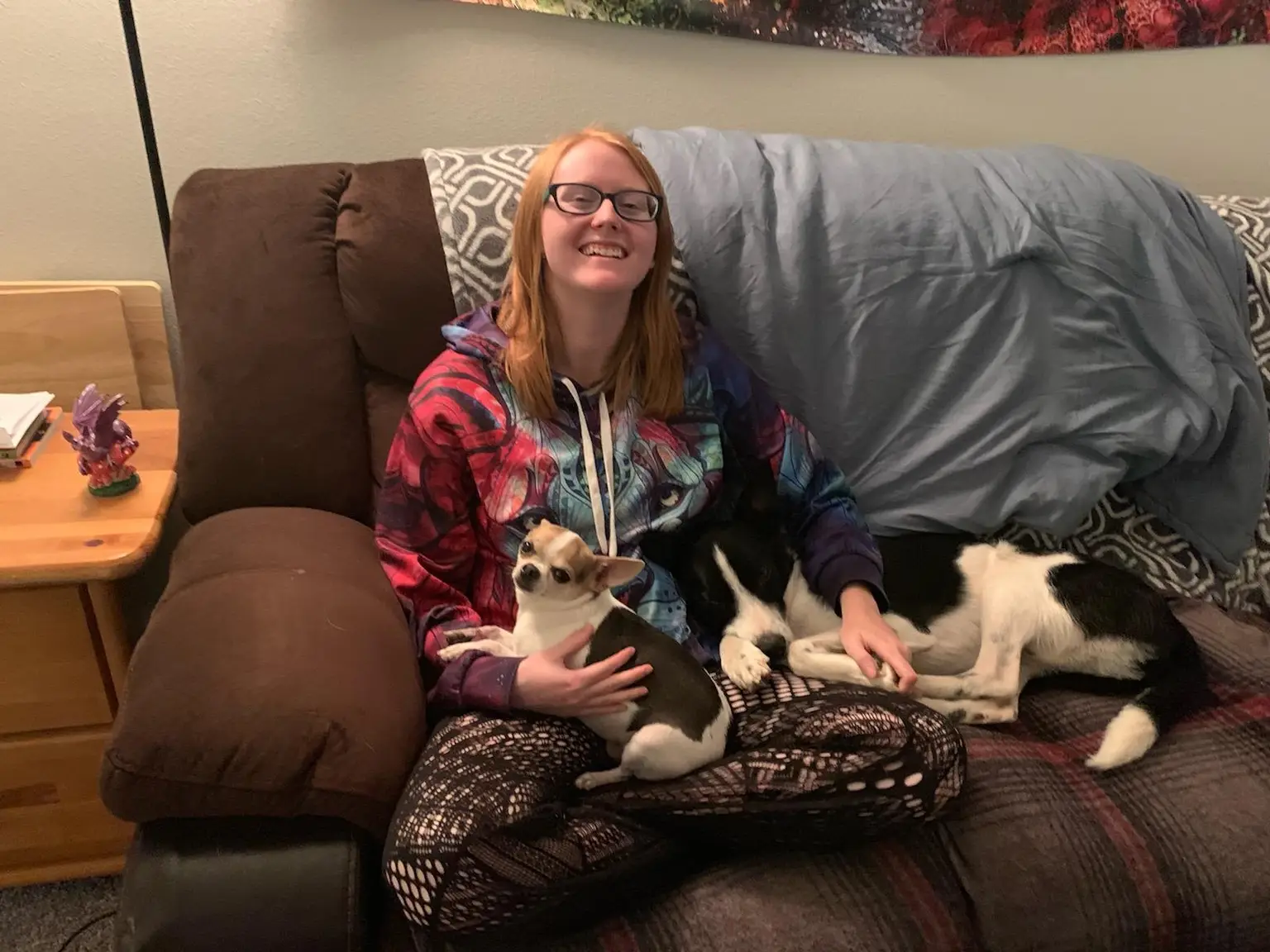 A pet in Rose's care